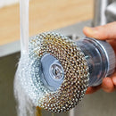 Escova de Limpeza com Dispenser de Detergente - Kit com 2 Unidades