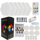 Luminária Hexagonal LED de Parede RGB